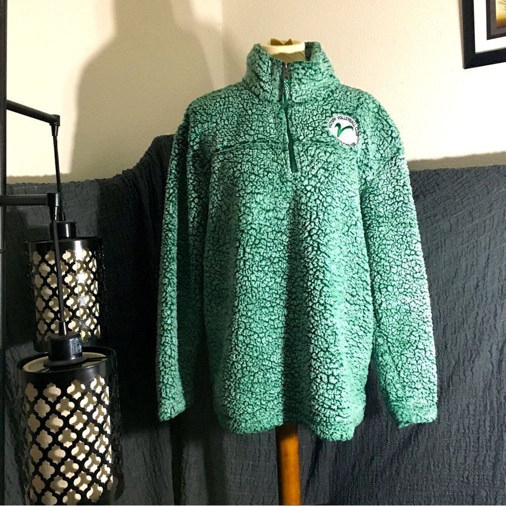 Boxer Craft Green Sherpa Sweater Size XL
